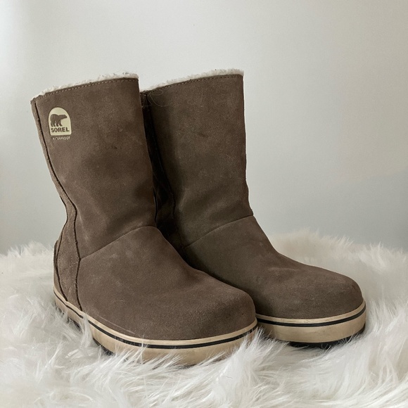 SOREL Glacey Grey snow boots wmns 7 - Picture 1 of 3